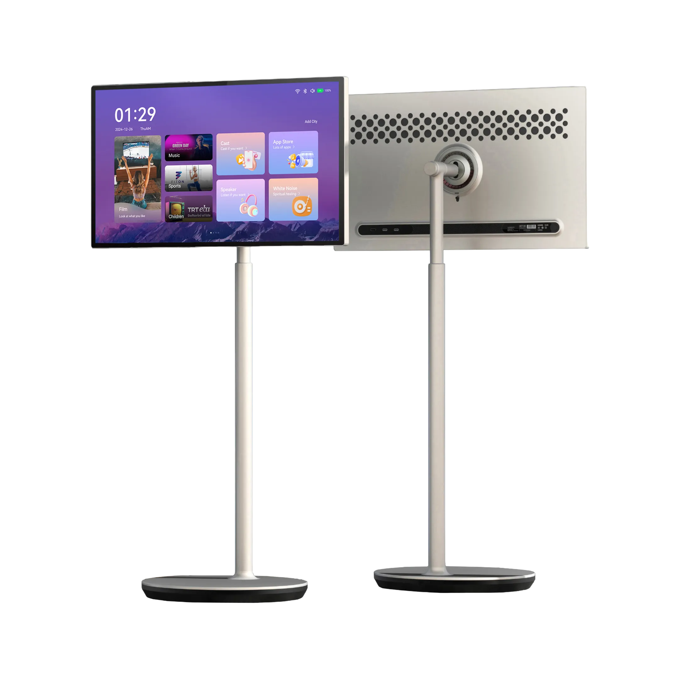 Titanium 32 Mobile Display voor- en achterzijde